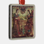 Aankondiging 3 metalen ornament (Rechts)