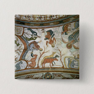 Aankondiging aan de herders 2 vierkante button 5,1 cm