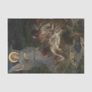 Aankondiging aan de herders door Jules Bastien Tissuepapier