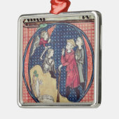 Aankondiging aan de herders metalen ornament (Links)