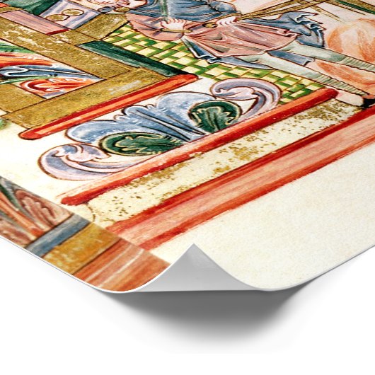 Aankondiging aan de herders poster (Hoek)