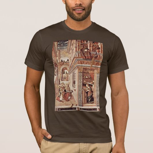 Aankondiging aan de mygdius van Ascoli Piceno T-shirt (Voorkant)