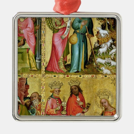 Aankondiging aan St. Joachim Metalen Ornament (Voorkant)
