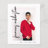 Aankondiging aangepast Foto Afstuderen High School (Voorkant)