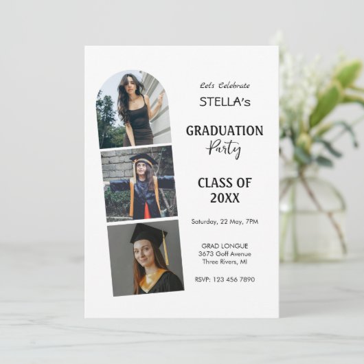 Aankondiging aangepast fotoAfstuderen (Staand voorkant)