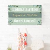 Aankondiging! Aangepaste verloving Banner (Insitu)