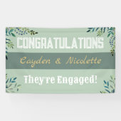 Aankondiging! Aangepaste verloving Banner (Horizontaal)