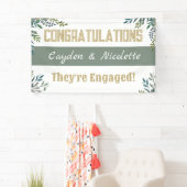 Aankondiging! Aangepaste verloving Banner (Insitu)