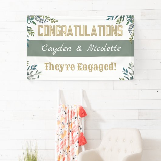 Aankondiging! Aangepaste verloving Banner (Insitu)