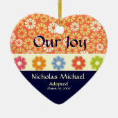 Aankondiging aanname keramisch ornament (Voorkant)