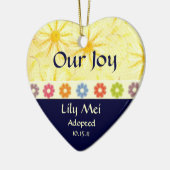 Aankondiging aanname keramisch ornament (Links)