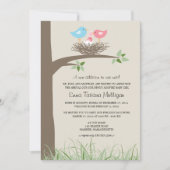 Aankondiging adoptie Baby Bird's Nest (Voorkant)