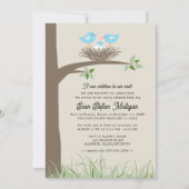 Aankondiging adoptie Baby Bird's Nest (Voorkant)