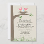 Aankondiging adoptie Baby Bird's Nest (Voorkant)