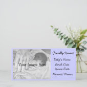 Aankondiging adoptie eindelijk thuis (Staand voorkant)