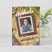 Aankondiging Adventureur Afstuderen personaliseren (Staand voorkant)