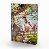 Aankondiging Adventureur Afstuderen personaliseren Fotoblokken (Rechts)