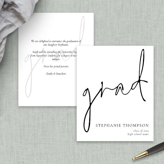 Aankondiging afgestudeerd aan budgetscriptieprogra