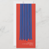 Aankondiging afgestudeerden modern design | Kleur  (Achterkant)