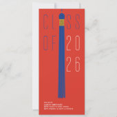 Aankondiging afgestudeerden modern design | Kleur  (Voorkant)