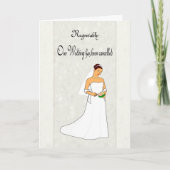 Aankondiging afgezegde bruiloft (Voorkant)