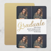 AANKONDIGING AFSTUDEERCEREMONIE KLAS VAN 2015 (Voorkant / Achterkant)