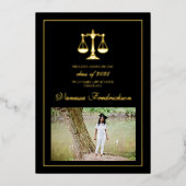 Aankondiging afstudeerceremonie rechtenfaculteit (Voorkant)