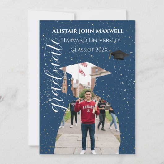Aankondiging Afstudeerdatum | Afstudeerfeest (Voorkant)