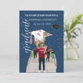 Aankondiging Afstudeerdatum | Afstudeerfeest (Staand voorkant)