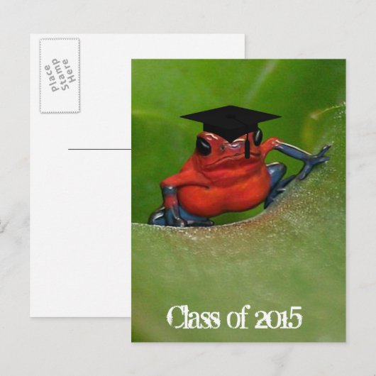 Aankondiging afstudeerder (Voorkant / Achterkant)