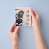 Aankondiging Afstudeerder budgettaire moderne Roos Flyer (Hand)