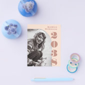 Aankondiging Afstudeerder budgettaire moderne Roos Flyer (Enkel)