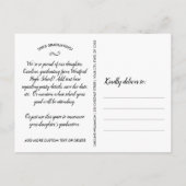 Aankondiging afstudeerder Foto Collage Afstuderen Briefkaart (Achterkant)