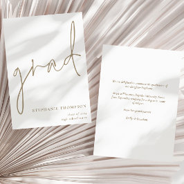 Aankondiging afstudeerder Gold Script Afstuderen