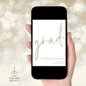 Aankondiging afstudeerder Gold Script Afstuderen