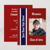 Aankondiging Afstudeerder jaarboek (Voorkant / Achterkant)