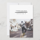 Aankondiging Afstudeerder Moderne minimalistische  (Voorkant)