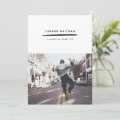 Aankondiging Afstudeerder Moderne minimalistische  (Staand voorkant)