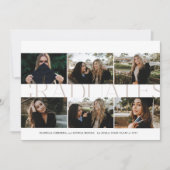 Aankondiging Afstudeerder moderne Multi-Photo Grad (Voorkant)