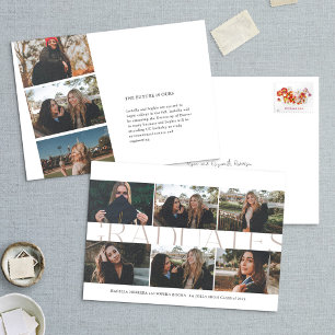 Aankondiging Afstudeerder moderne Multi-Photo Grad