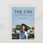 Aankondiging Afstudeerder van afstuderen Partij Ui (Voorkant / Achterkant)