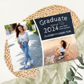 Aankondiging Afstudeerder van Chalkboard High Scho