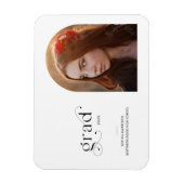 Aankondiging Afstudeerder voor  voor foto's met mo Magneet (Verticaal)