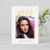 Aankondiging Afstudeerder zwart-goudfotoserie (Staand Voorkant)