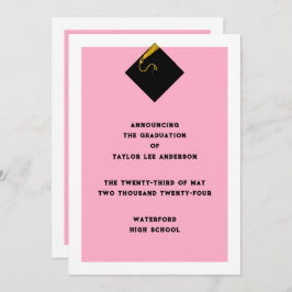 Aankondiging afstuderen