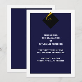 Aankondiging afstuderen