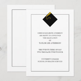 Aankondiging afstuderen