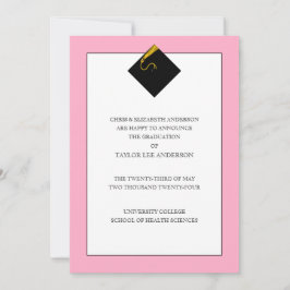 Aankondiging afstuderen