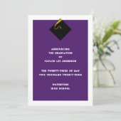 Aankondiging afstuderen (Staand voorkant)