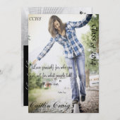 Aankondiging afstuderen (Voorkant / Achterkant)